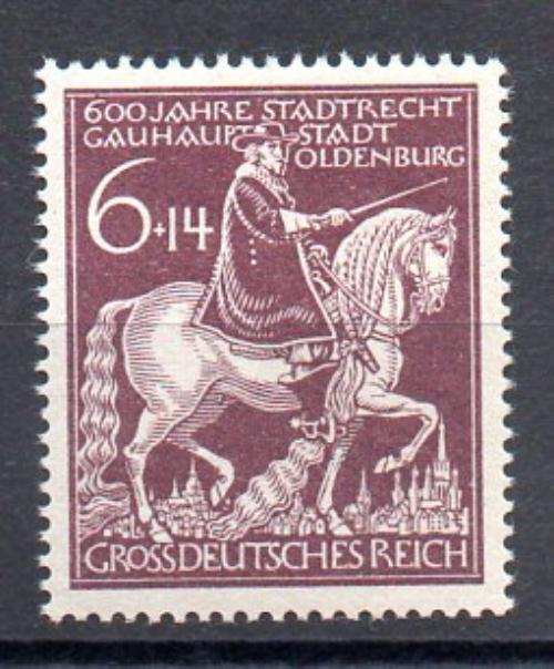 Alemania Imperio N&ordm; Yvert 814<br />
&nbsp;N&ordm; Michel 907 (**)